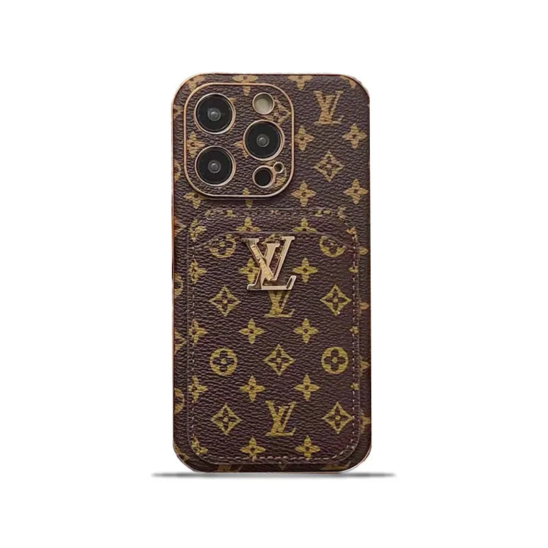Executive Edition Card Holder Case - Classic Artisan Print & Hybrid Protection