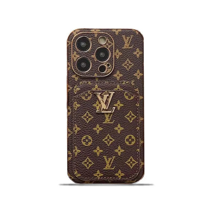 Executive Edition Card Holder Case - Classic Artisan Print & Hybrid Protection