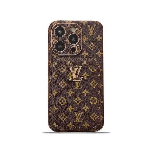 Executive Edition Card Holder Case - Classic Artisan Print & Hybrid Protection