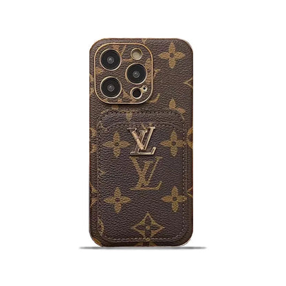 Executive Edition Card Holder Case - Classic Artisan Print & Hybrid Protection