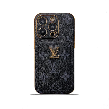 Executive Edition Card Holder Case - Classic Artisan Print & Hybrid Protection