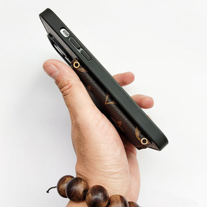 NEW IPHONE LEATHER WALLET PHONE CASE 12-18 Pro & Pro Max