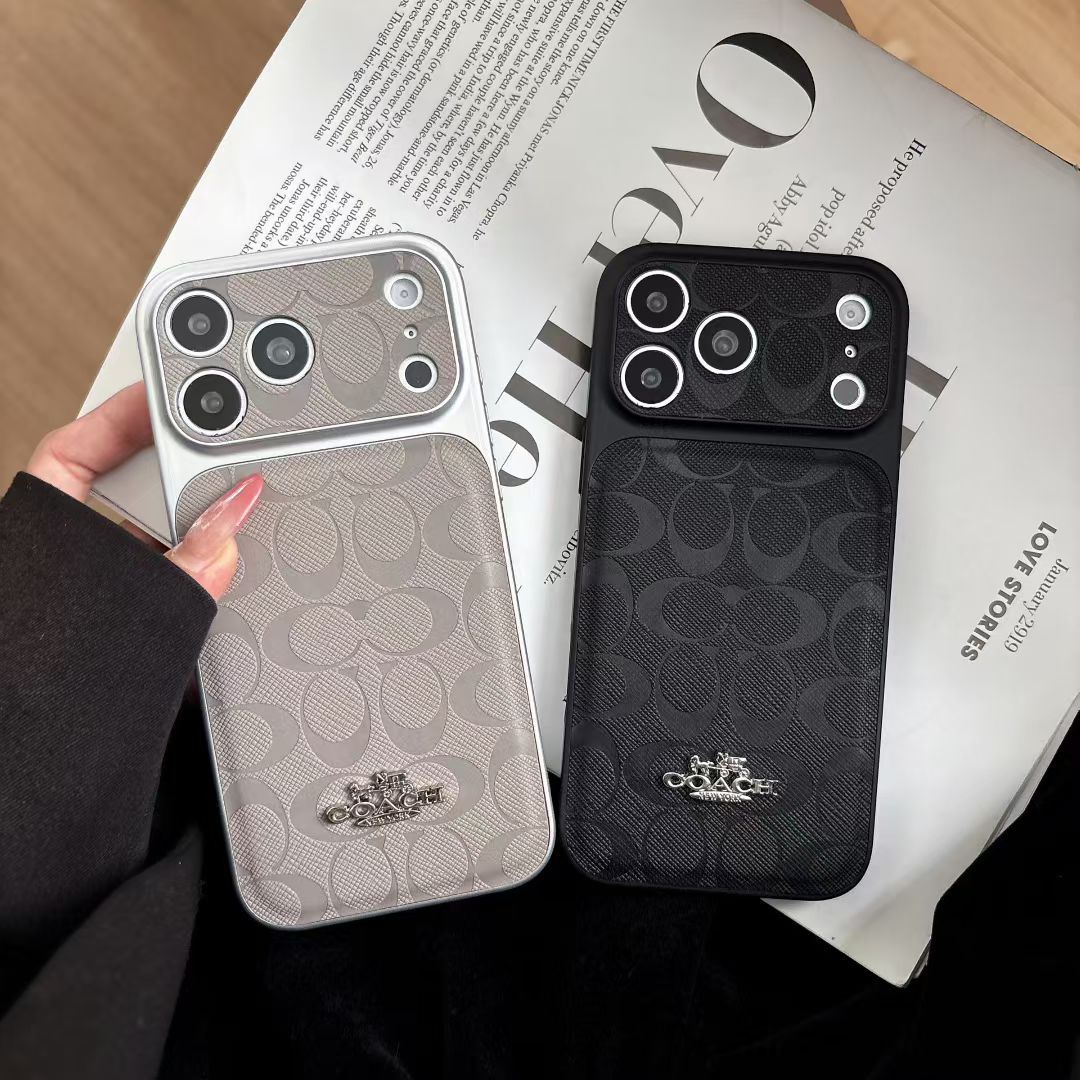 Luxury Signature Leather Case - iPhone 12-18 Pro & Pro Max