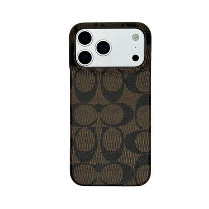 CCH Signature Monogram Canvas Case for iPhone 12-18 Series