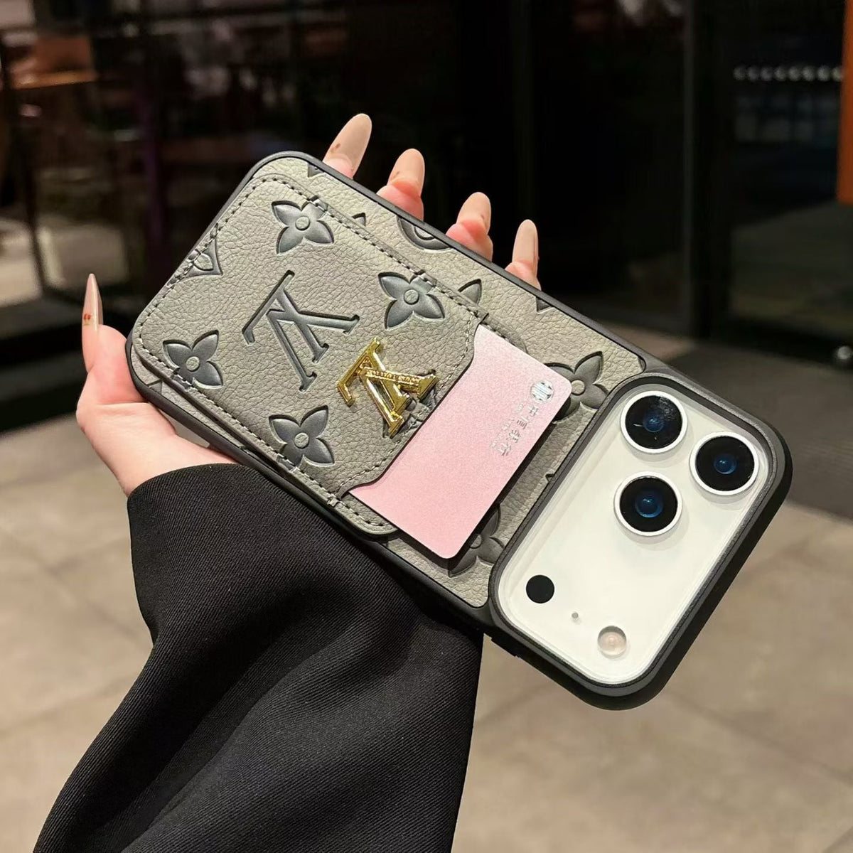 Premium Case with Integrated Card Slot for iPhone 12-18 Pro & Pro Max