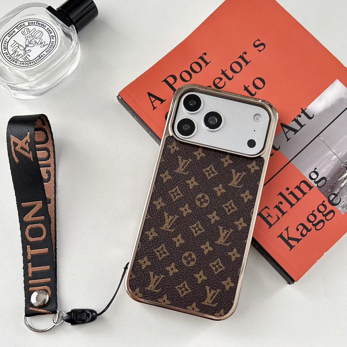 Luxury Leather Case With Strap For iPhone 13-18 Pro & Pro Max
