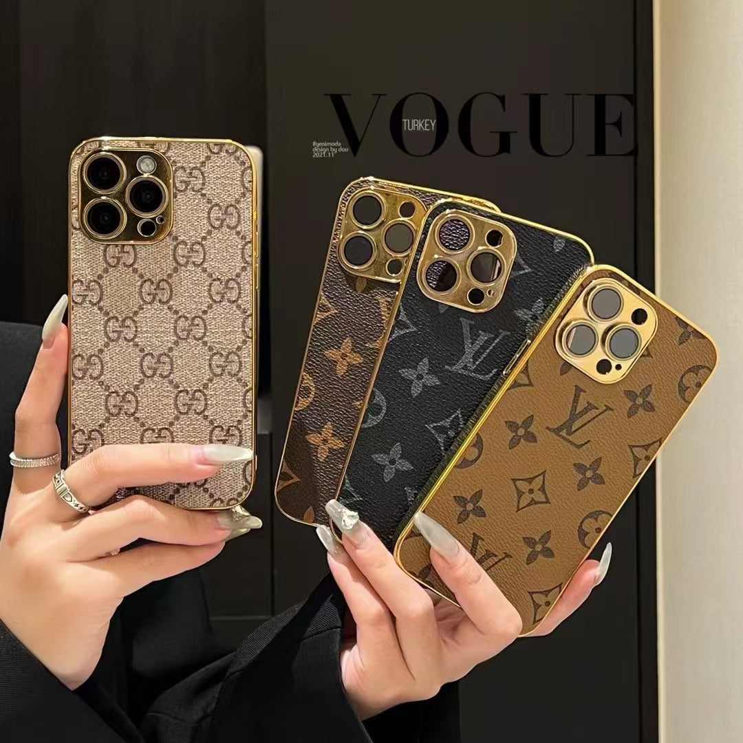 NEW DESIGN SOFT LUXURY IPHONE CASE FOR IPHONE 12-18 Pro & Pro Max
