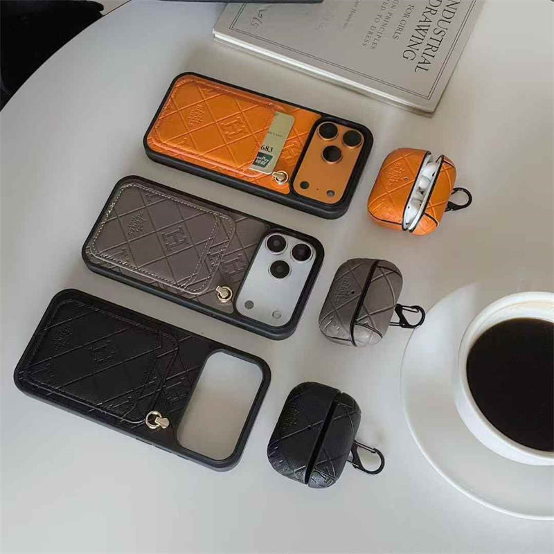 Elite Luxury Case with AirPods Pouch - iPhone 12-18 Pro & Pro Max