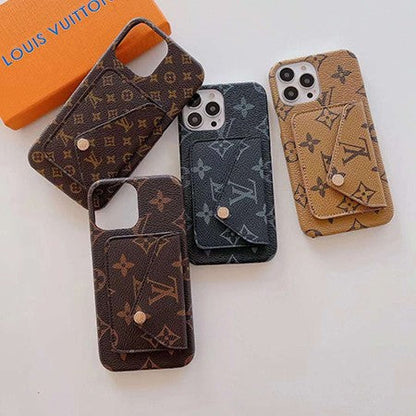 Luxury Card Holder Case For iPhone 12-18 Pro & Pro Max