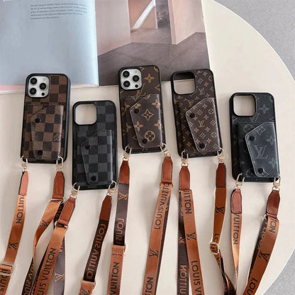 LV Luxury Card Holder for iPhone 12-18 Pro & Pro Max