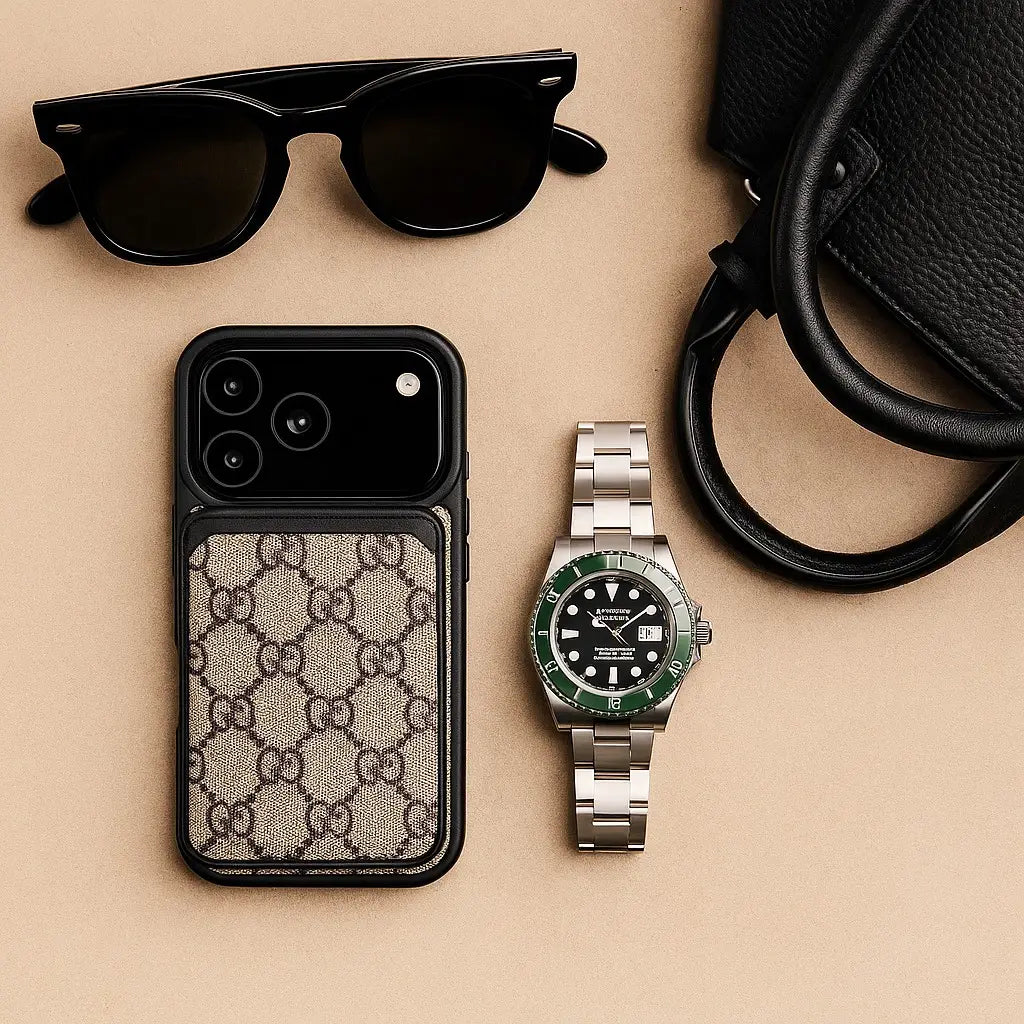 Luxe Louis Vuitton Leather Case For iPhone 12-18  Pro & Pro Max