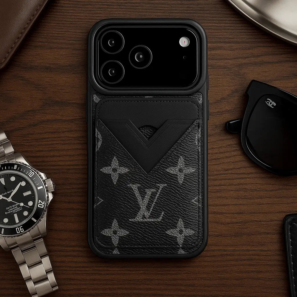 Luxe Louis Vuitton Leather Case For iPhone 12-18  Pro & Pro Max