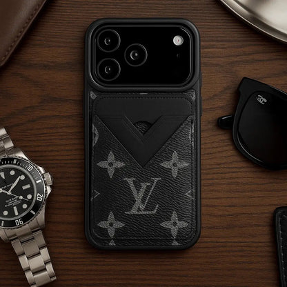 Luxe Louis Vuitton Leather Case For iPhone 12-18  Pro & Pro Max