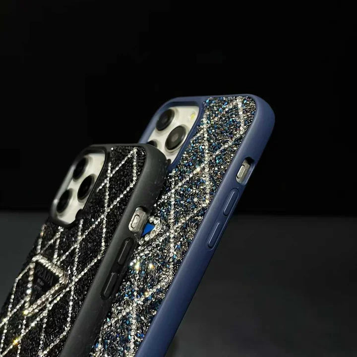 Luxury Quilted Diamond Pattern Case - iPhone 12-18 Pro & Pro Max