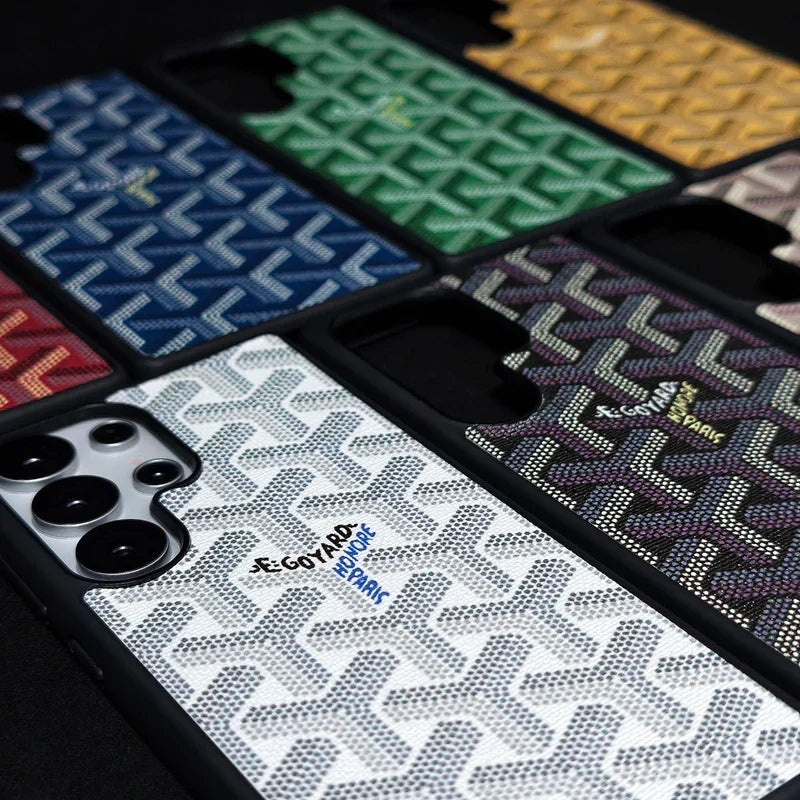 Premium Green GYD-Style Pattern with Magsafe Option for Samsung S22-S26 Series