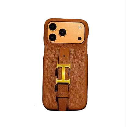 Designer Strap Buckle Luxury Case - iPhone 12-18 Pro & Pro Max