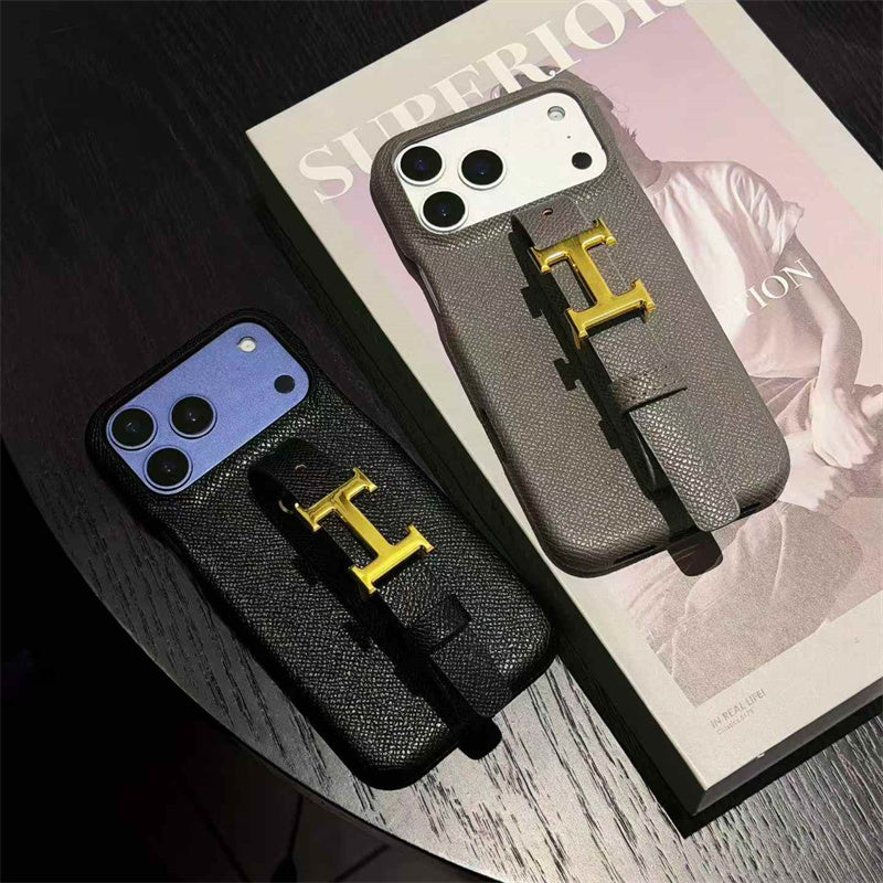 Designer Strap Buckle Luxury Case - iPhone 12-18 Pro & Pro Max