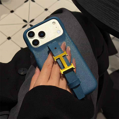 Designer Strap Buckle Luxury Case - iPhone 12-18 Pro & Pro Max