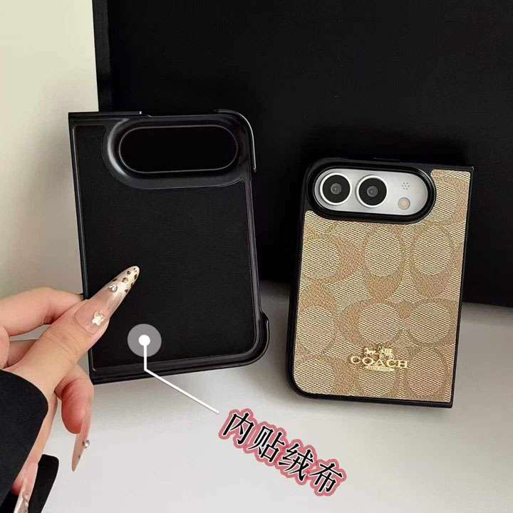 Classic CH Monogram Canvas Case for iPhone Duo
