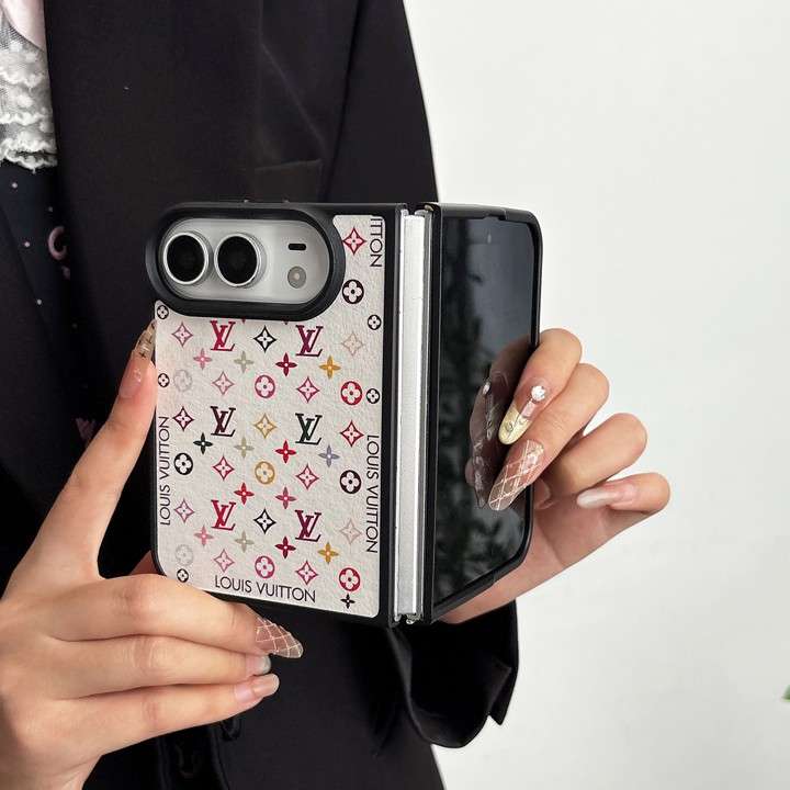 Classic LV Leather Case for iPhone Duo