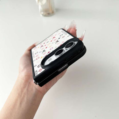 Classic LV Leather Case for iPhone Duo