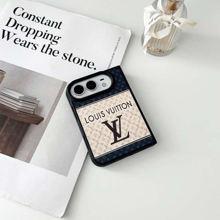 Classic LV Leather Case for iPhone Duo