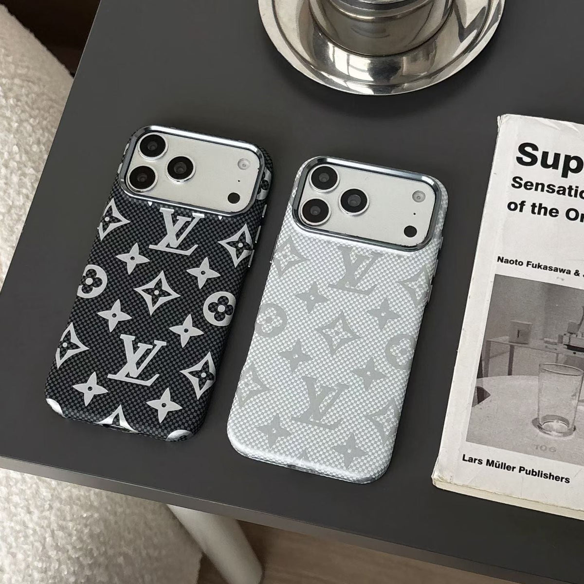 Luxury Monogram Pattern iPhone Case For iPhone 14-18  Pro & Pro Max