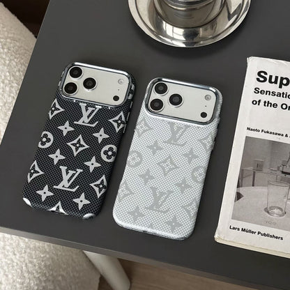 Luxury Monogram Pattern iPhone Case For iPhone 14-18  Pro & Pro Max