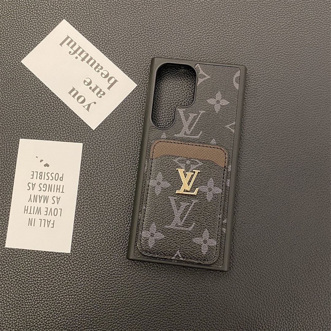 SAMSUNG GALAXY PETITE MALLE PHONE CASES CARD HOLDER MONOGRAM CANVAS Roxy New