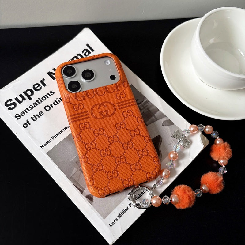 Luxury Quilted Leather Case for iPhone 12-18 Pro & Pro Max