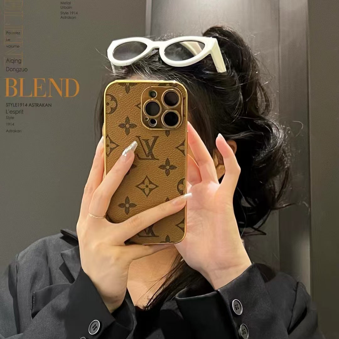 NEW DESIGN SOFT LUXURY IPHONE CASE FOR IPHONE 12-18 Pro & Pro Max