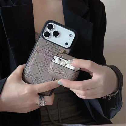 Elite Luxury Case with AirPods Pouch - iPhone 12-18 Pro & Pro Max