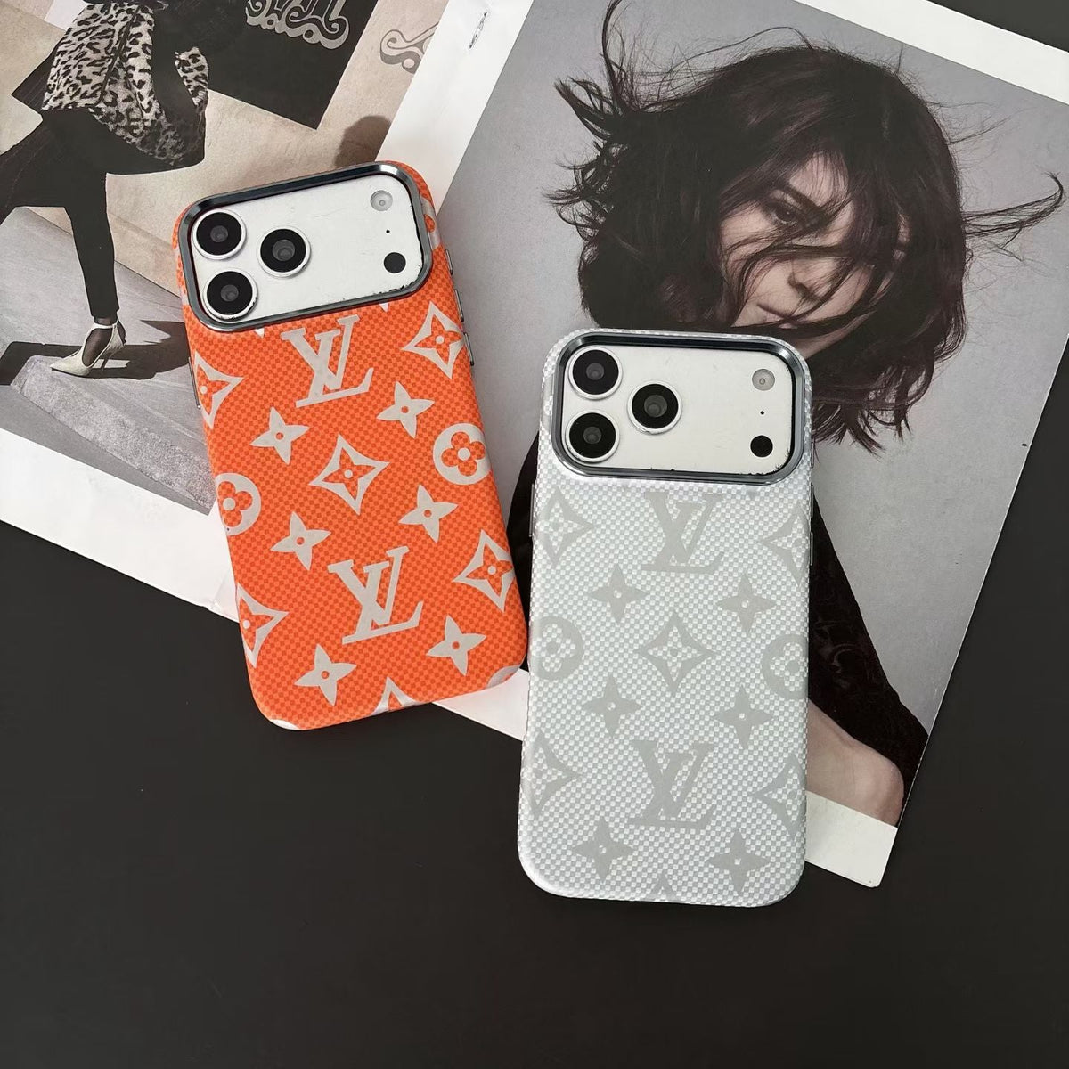 Luxury Monogram Pattern iPhone Case For iPhone 14-18  Pro & Pro Max