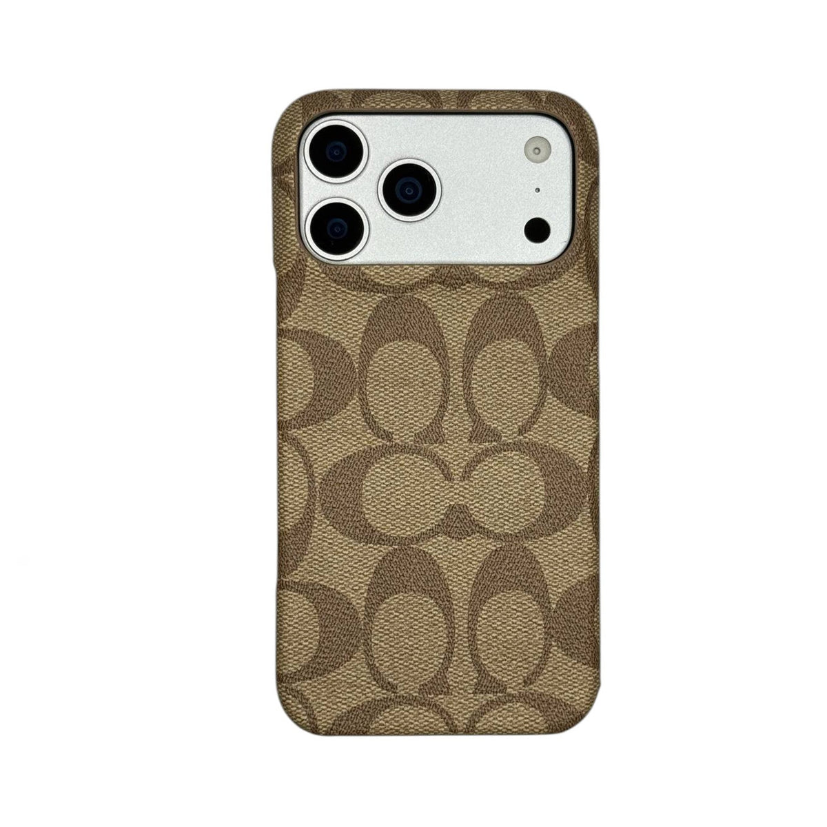CCH Signature Monogram Canvas Case for iPhone 12-18 Series