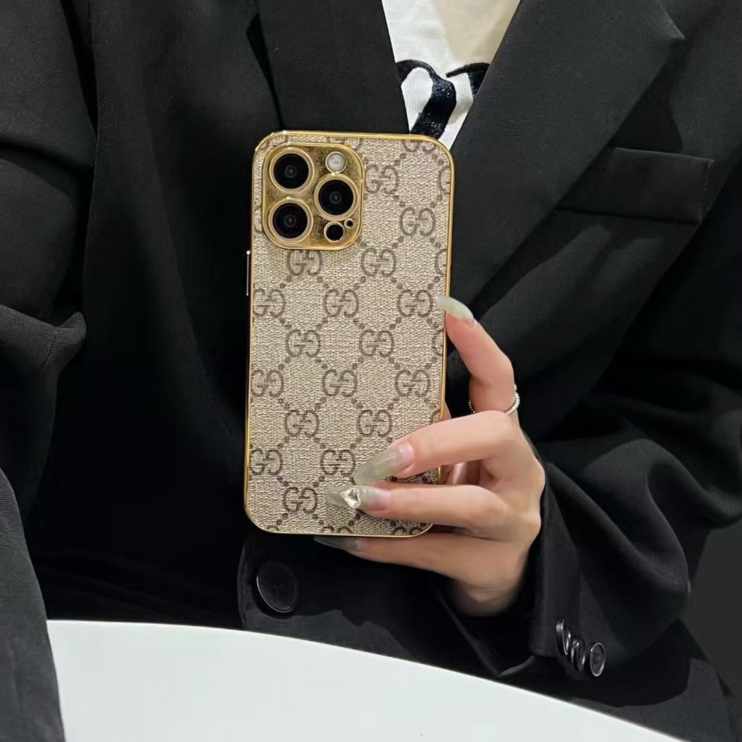 NEW DESIGN SOFT LUXURY IPHONE CASE FOR IPHONE 12-18 Pro & Pro Max