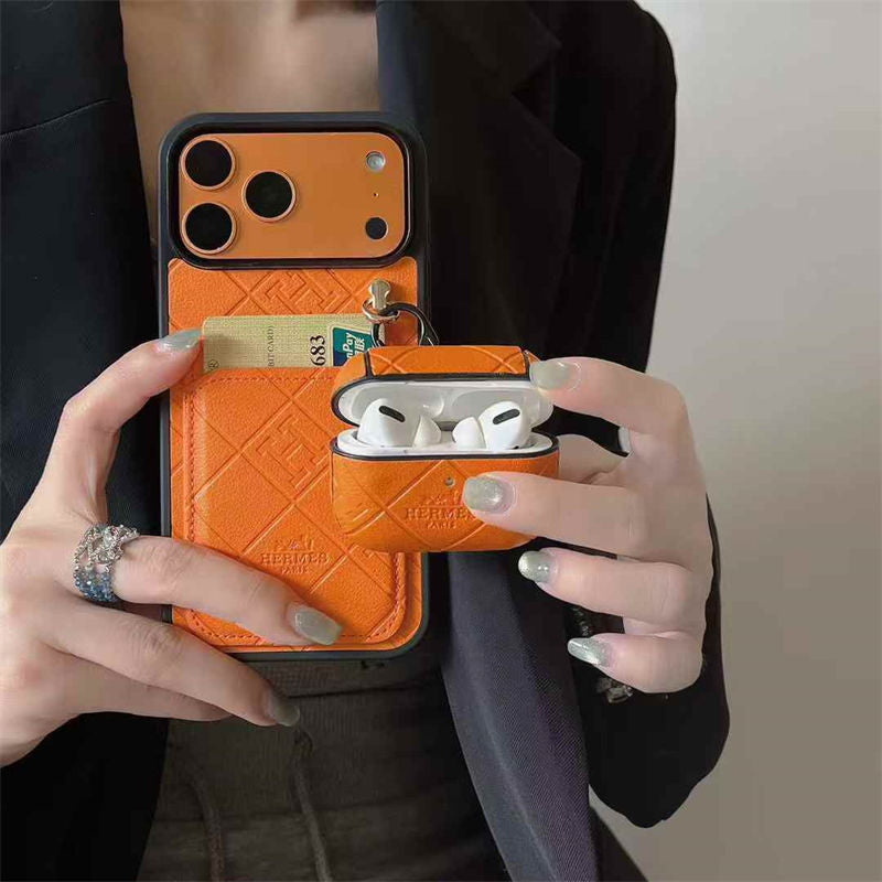 Elite Luxury Case with AirPods Pouch - iPhone 12-18 Pro & Pro Max