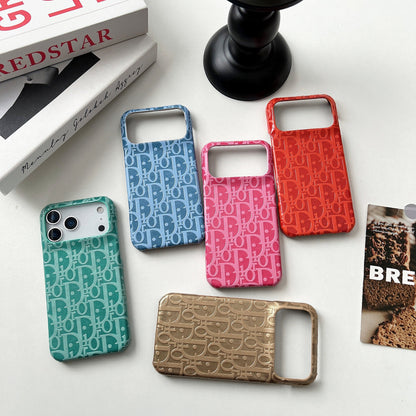 Lux Leather Dior Phone Case For iPhone 12-18 Pro & Pro Max