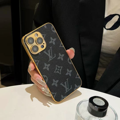 NEW DESIGN SOFT LUXURY IPHONE CASE FOR IPHONE 12-18 Pro & Pro Max