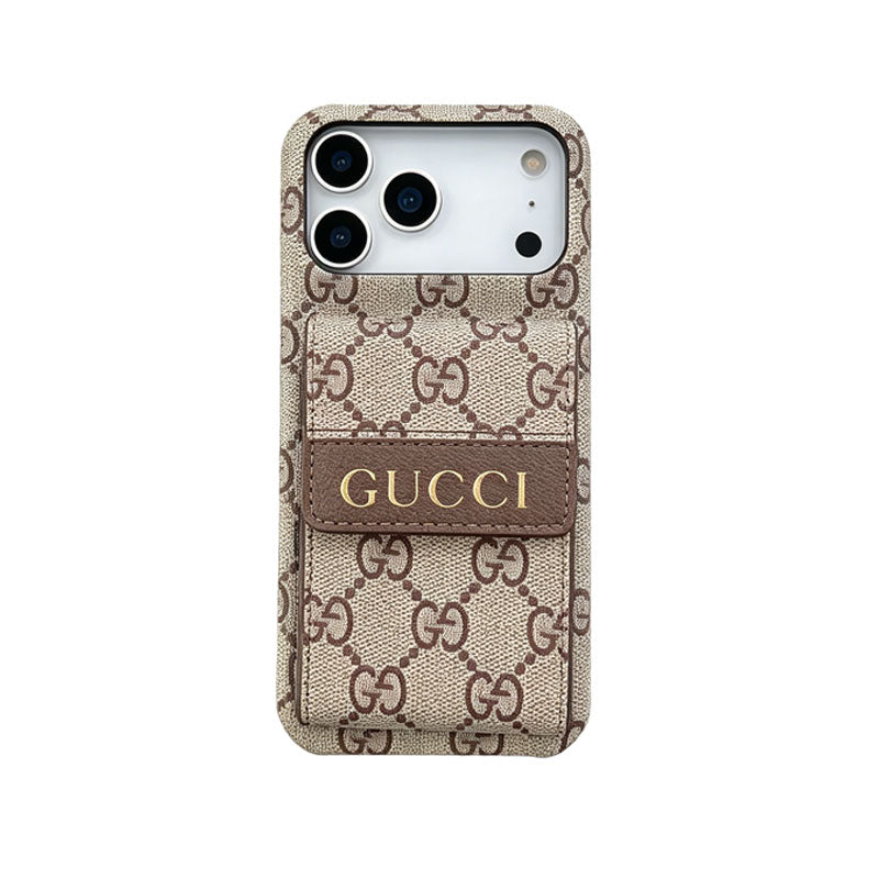Stylish Fold Pocket Bar Designer Case - iPhone 12-18 Pro & Pro Max