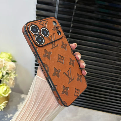 Lv Luxury Phone Case For iPhone 12-18 Pro & Pro Max