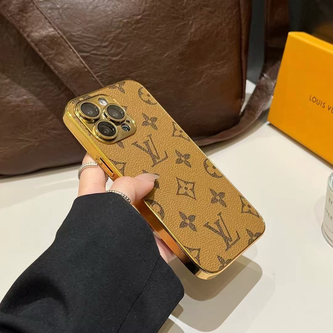 NEW DESIGN SOFT LUXURY IPHONE CASE FOR IPHONE 12-18 Pro & Pro Max