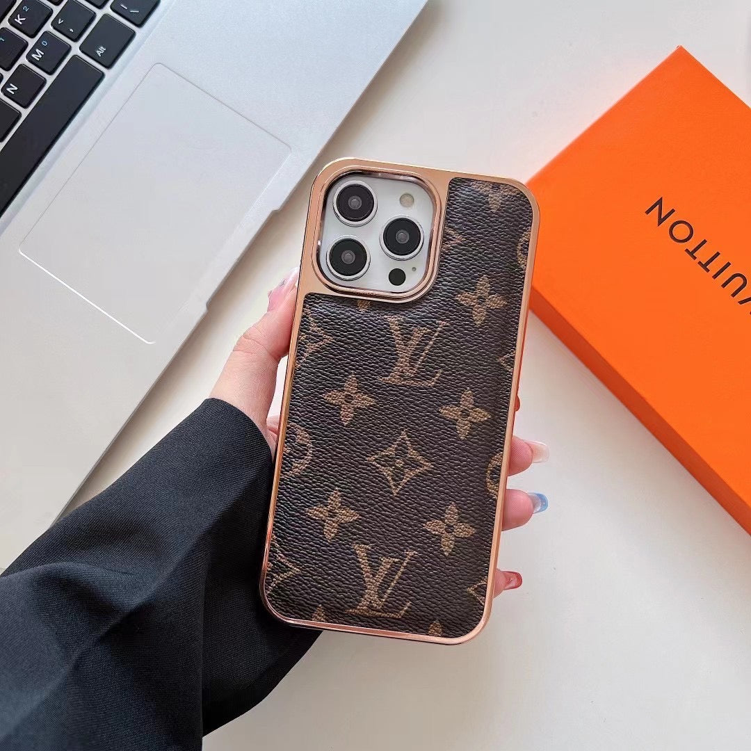 Luxury CLASSIC PRINTED PHONE CASE FOR iPHONE 12-18 Pro & Pro Max