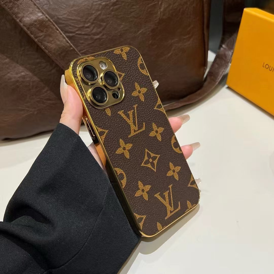 NEW DESIGN SOFT LUXURY IPHONE CASE FOR IPHONE 12-18 Pro & Pro Max