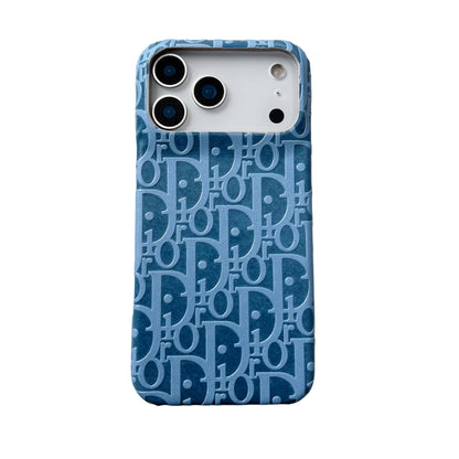 Lux Leather Dior Phone Case For iPhone 12-18 Pro & Pro Max
