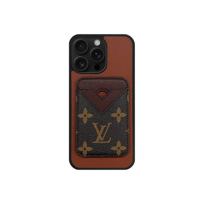 Retro Coffee Card Pocket iPhone Case Position 2
