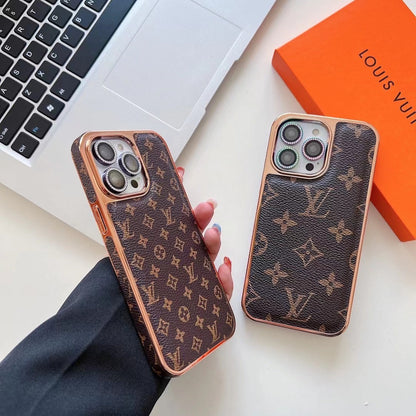 Luxury CLASSIC PRINTED PHONE CASE FOR iPHONE 12-18 Pro & Pro Max