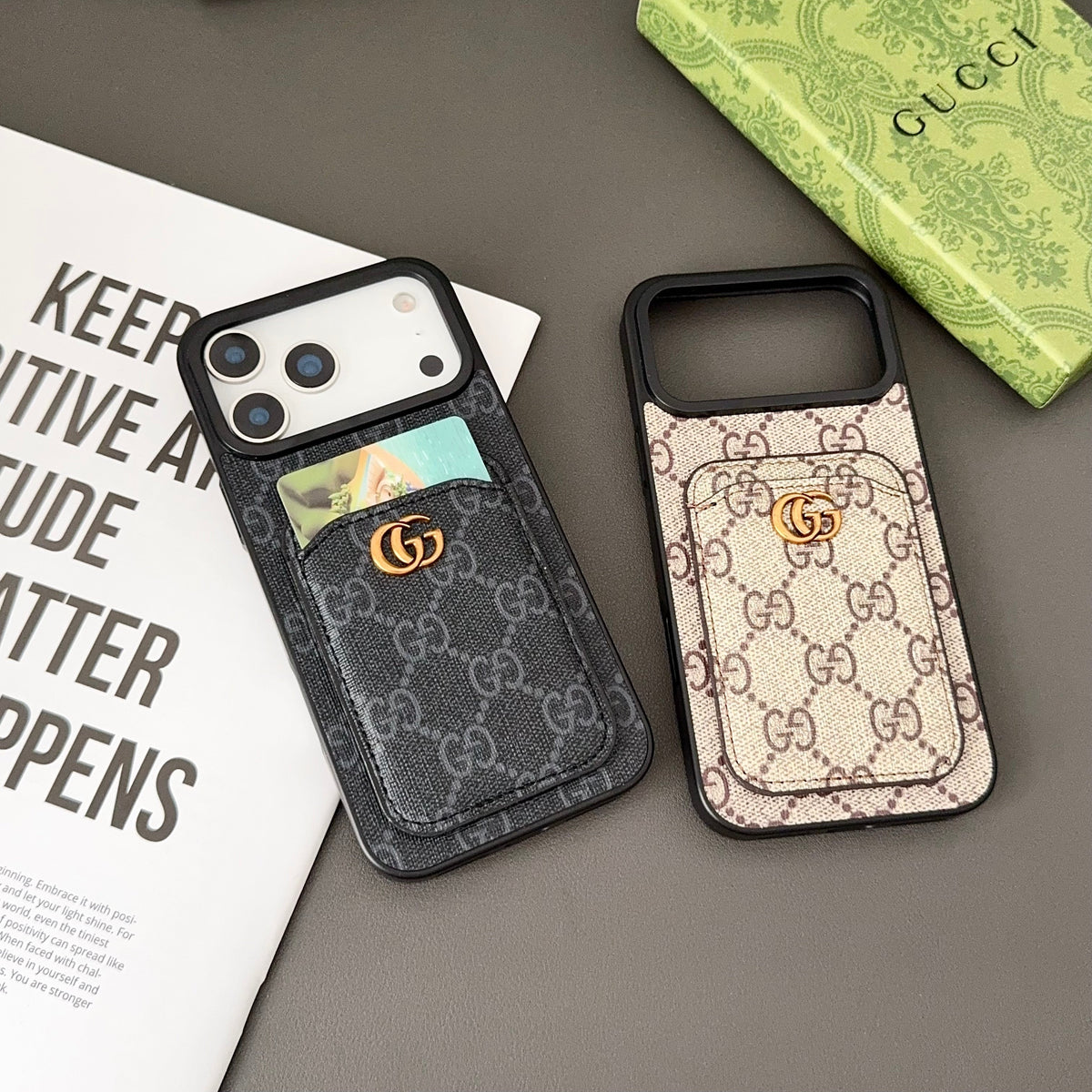 Luxury Magnetic Cardholder Signature Case - iPhone 12-18 Pro & Pro Max