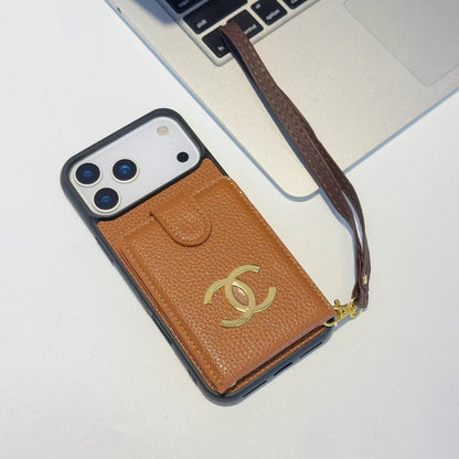 Premium Brand Leather Phone Case for iPhone Case 13-18 Pro & Pro Max