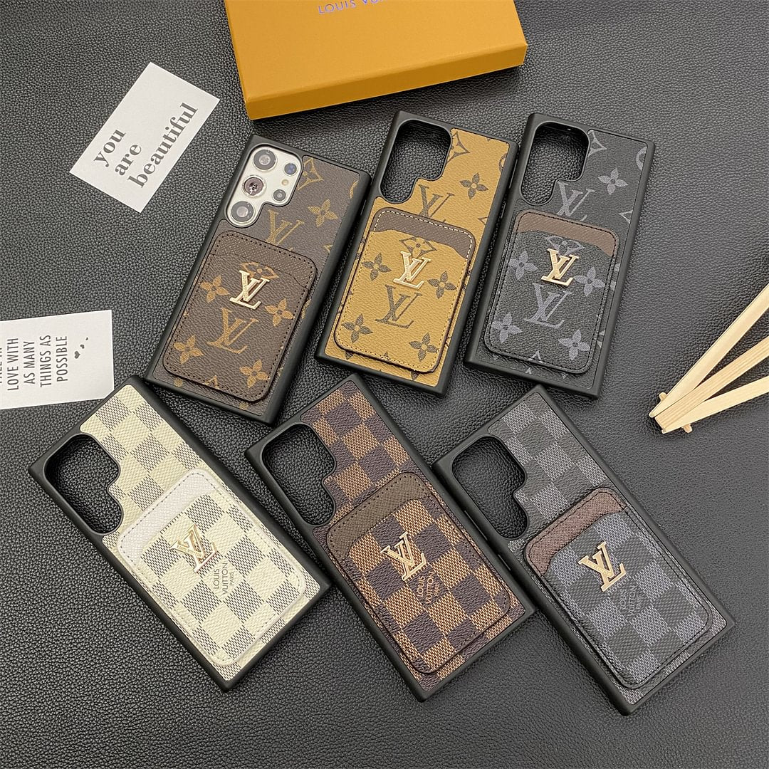 SAMSUNG GALAXY PETITE MALLE PHONE CASES CARD HOLDER MONOGRAM CANVAS Roxy New