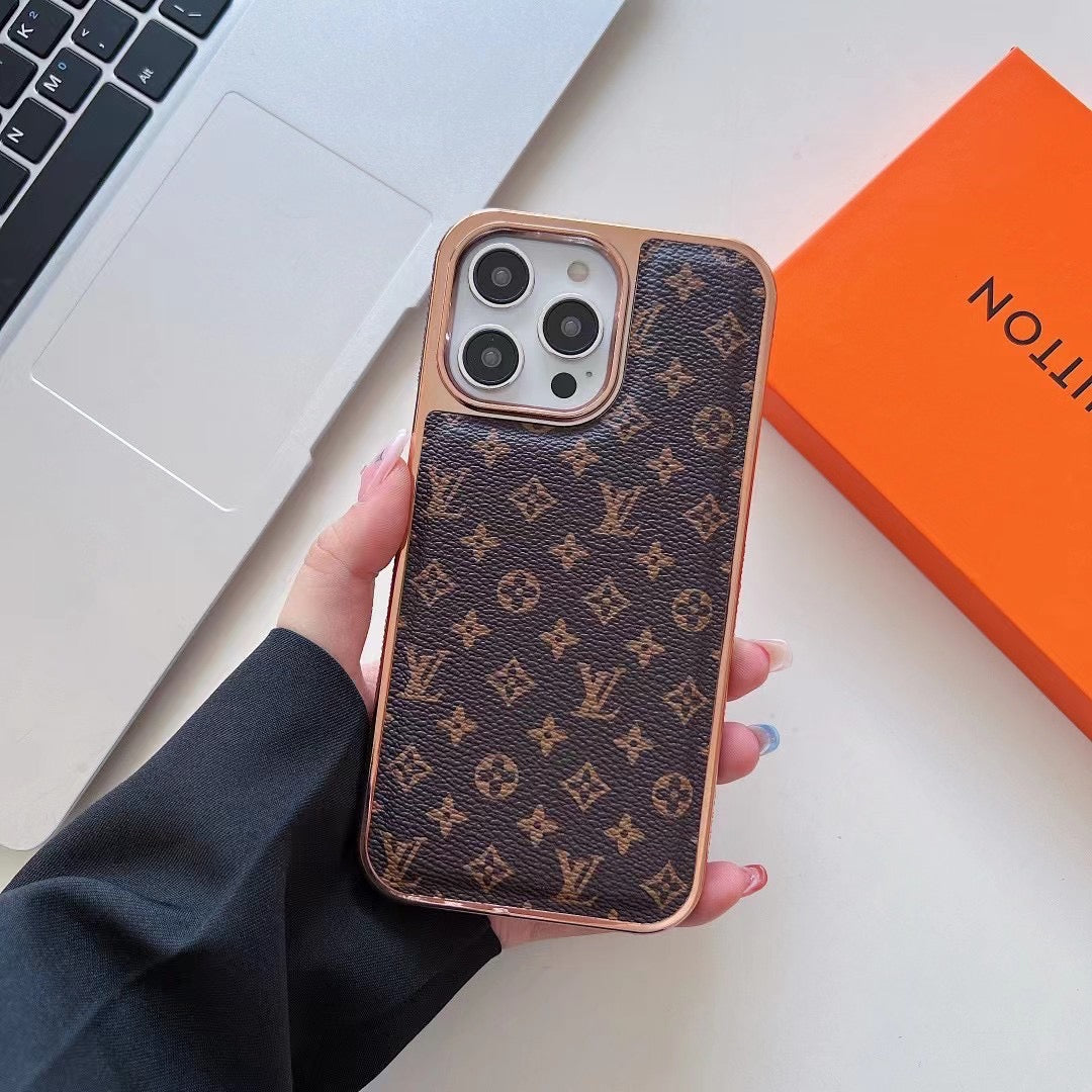 Luxury CLASSIC PRINTED PHONE CASE FOR iPHONE 12-18 Pro & Pro Max